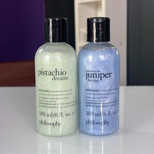 Philosophy Pistachio Dreams and Juniper Berries Body Wash Set 6oz